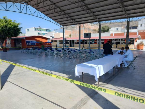 Pese a sexta ola de Covid, ignoran vacunación en Tecamachalco