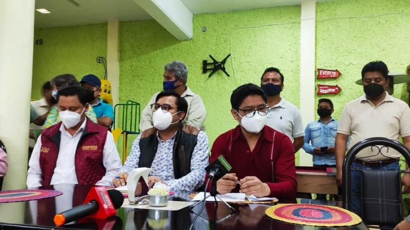 Se inconforman morenistas de Huauchinango con imposición del PVEM