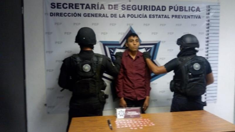 Detienen al huachicolero La Wendy en Venustiano Carranza