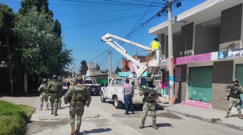 MARINA, SEDENA y policías retiran 89 cámaras ilegales en Cuautlancingo