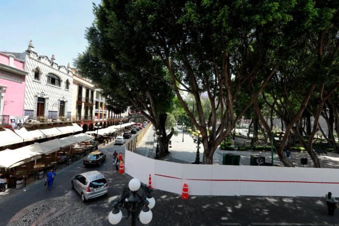 Gerencia del Centro Histórico supervisará remodelación del zócalo poblano