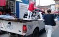 Con granaderos retiran puestos ambulantes en Texmelucan image 3