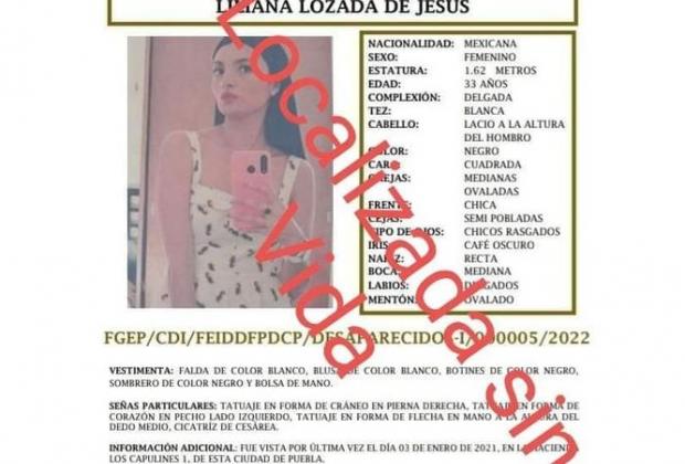 Cuerpo de Liliana Lozada habría sido hallado en límites de Atlixco y Huaquechula