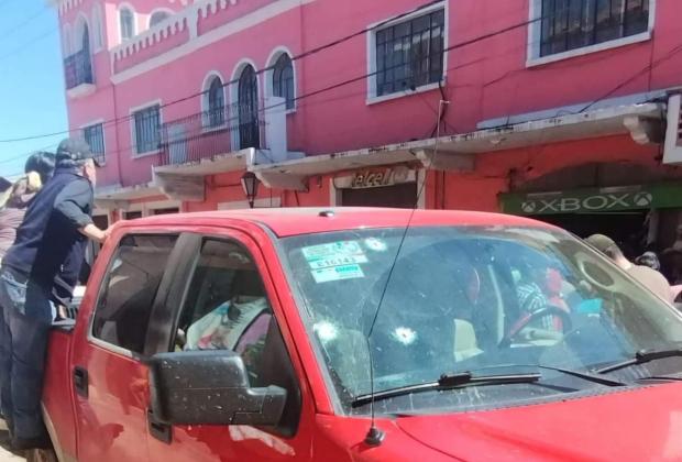 Asalto a un empresario, dejó dos heridos en el centro de Chignahuapan