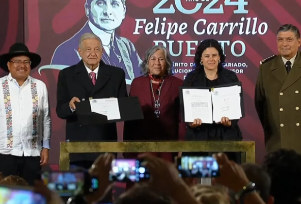 AMLO firma reformas de la Guardia Nacional y de Pueblos Indígenas