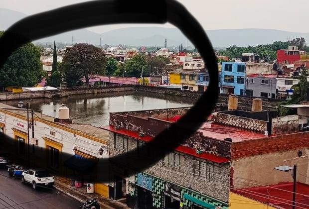 Jagüey de la colonia Álvaro Obregón está al límite por lluvias intensas en Atlixco