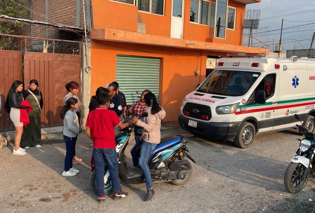 Hombre resulta herido en una riña en calles de Moyotzingo