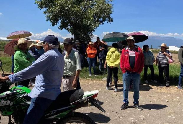 Vecinos de Huejotzingo se vuelven a manifestar contra construcción de Casas ARA