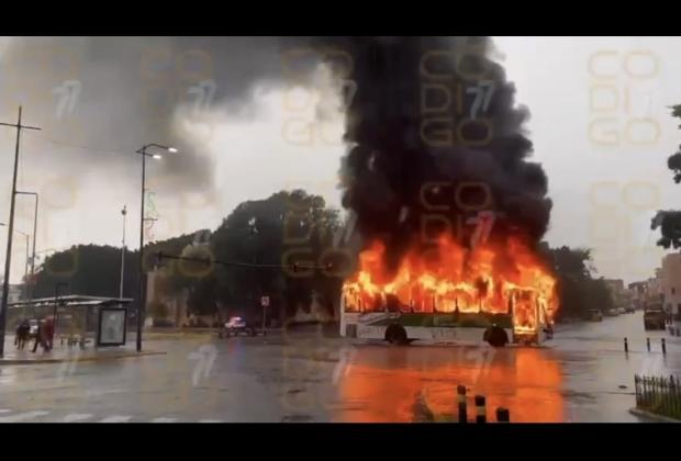 La protesta que incendió unidades de Ruta es injustificada