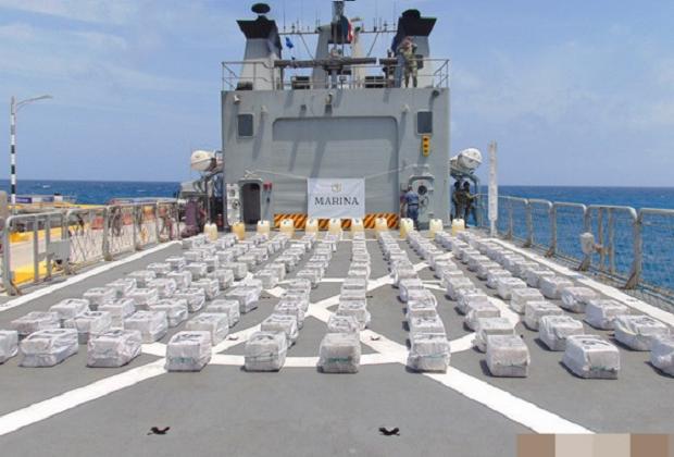 Asegura la Marina 3 toneladas de cocaína traficadas en Quintana Roo