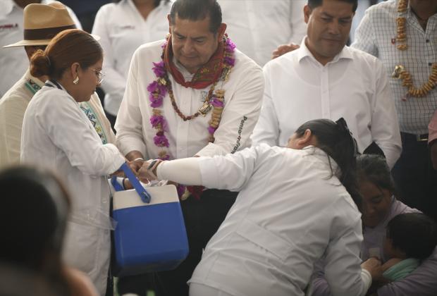 Puebla da inicio a la Semana Nacional de Vacunación 2025