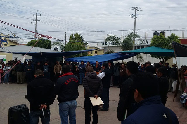 Estallan protestas por manejo de agua potable en Momoxpan