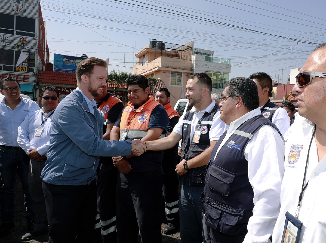 Recibe equipo y oficinas Protección Civil de Puebla