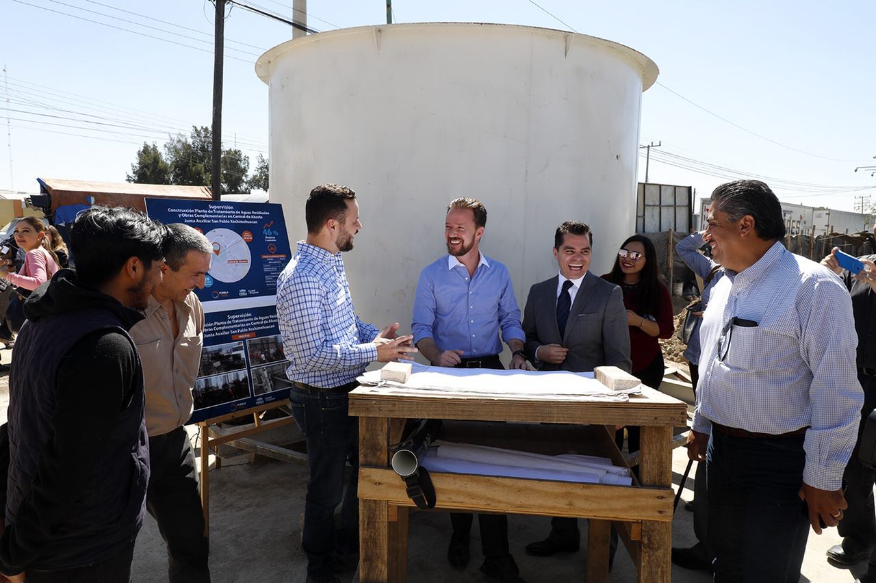 Luis Banck supervisó construcción de planta tratadora para el Atoyac