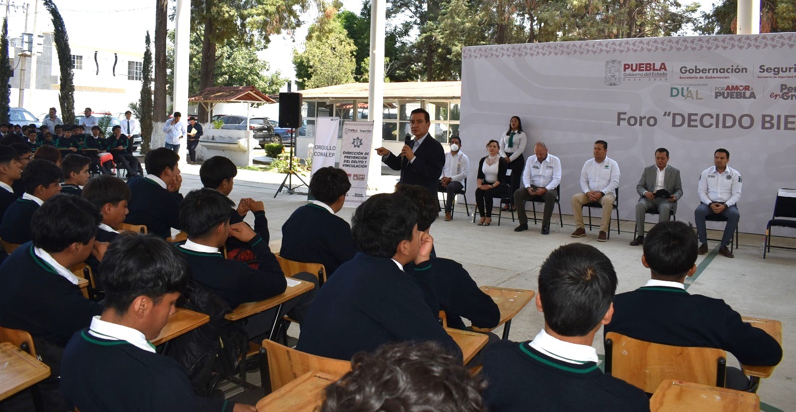 Realiza Conalep Puebla foro para prevenir adicciones en el Plantel Texmelucan