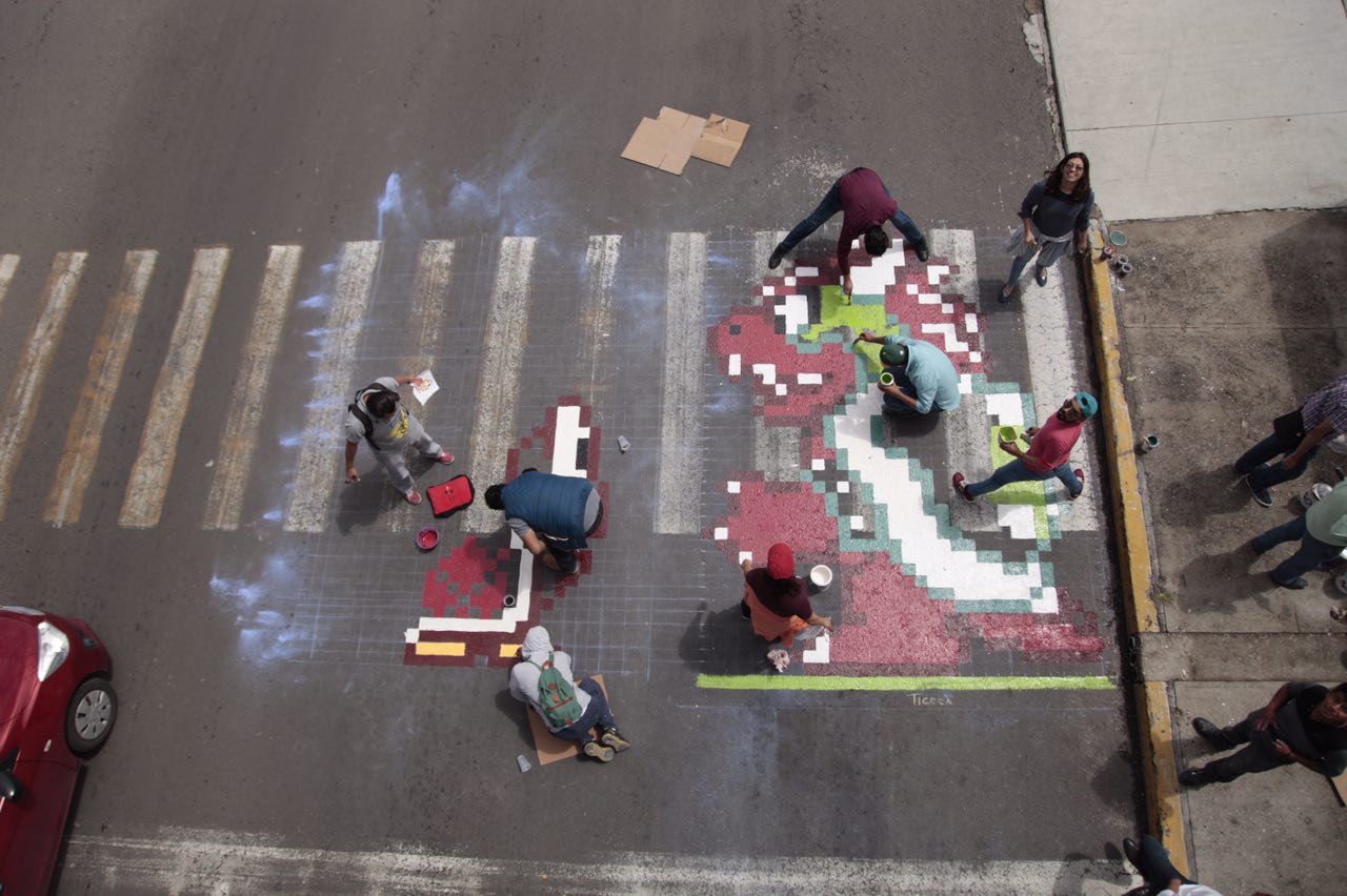 Habitantes de la capital se suman    al Día Internacional del Peatón
