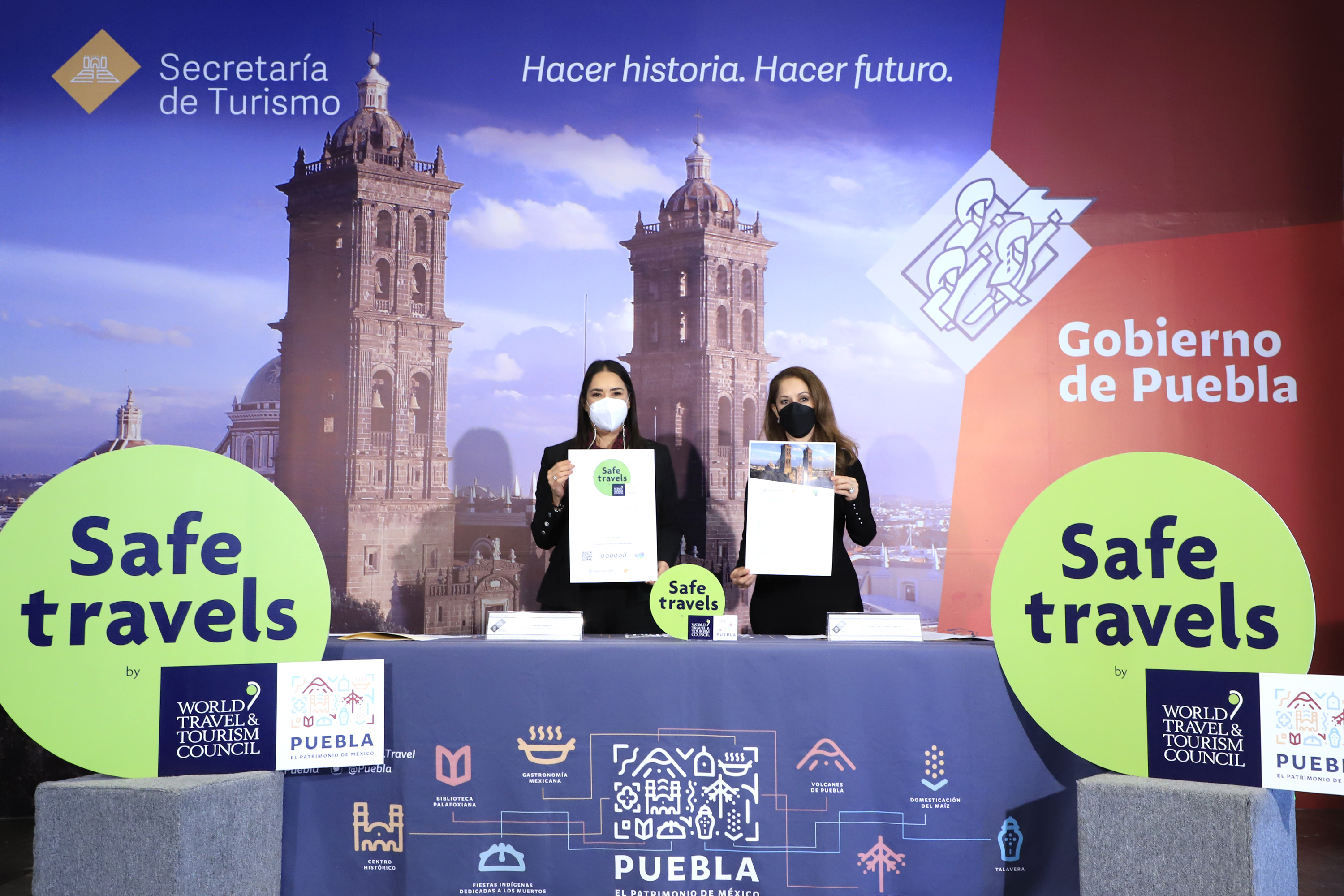 Puebla, facultada para otorgar sello Safe Travels a establecimientos turísticos