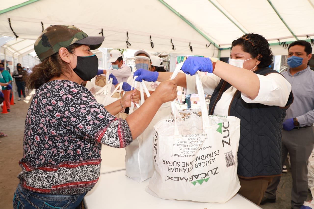 Programa Valores a tu Mesa llega a los más necesitados en San Andrés Cholula