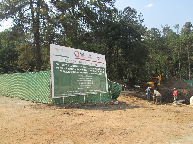 Carece de permisos nueva planta de tratamiento de aguas en Huauchinango