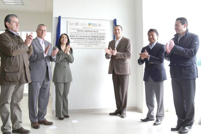 Inauguran Casa de Justicia en San Andrés Cholula