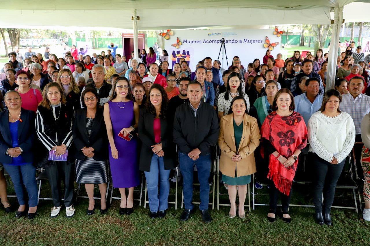 Realiza San Andrés Cholula Mujeres acompañando a mujeres