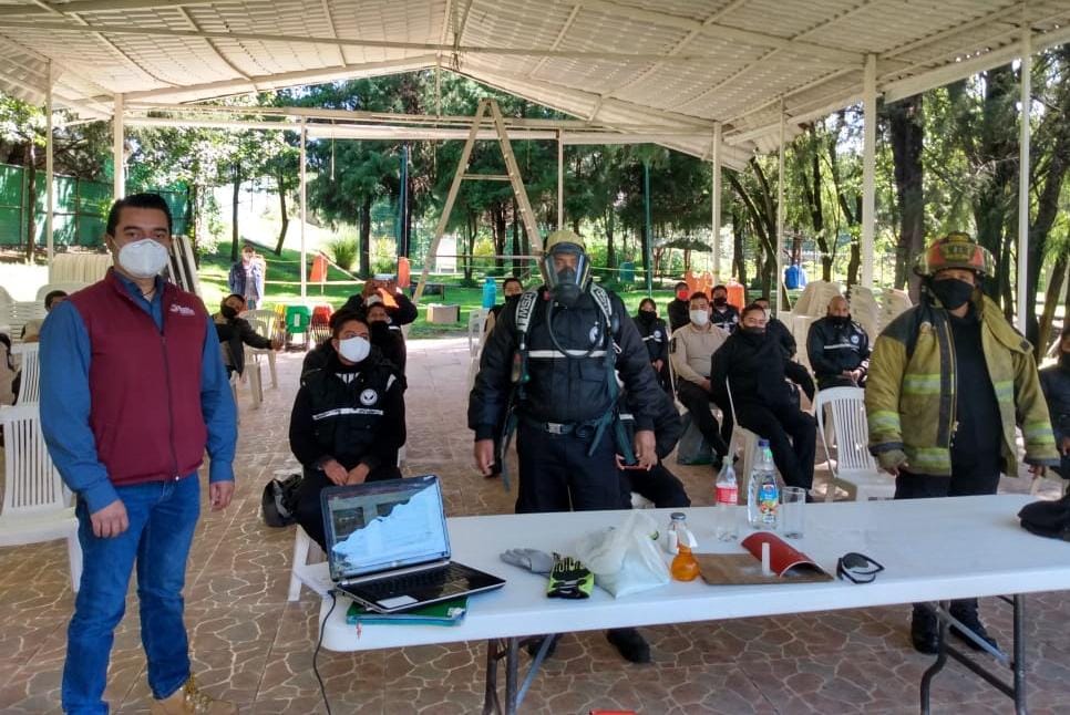 PC de San Andrés brinda capacitación sobre manejo de fuego a guardias
