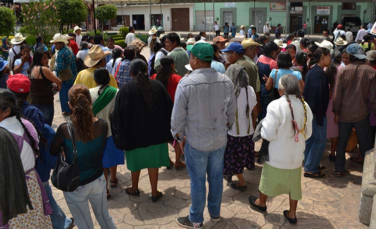 Se inconforman Antorchistas por resultados de elecciones en Zacapoaxtla