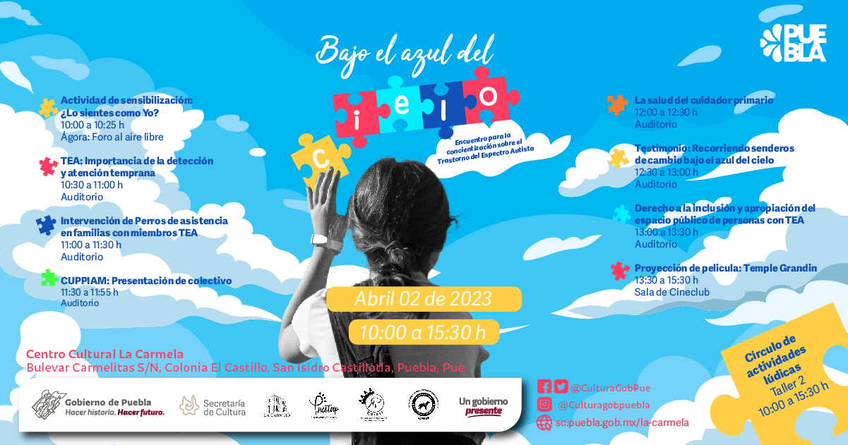 En La Carmela, Cultura desarrollará encuentro de concientización del autismo