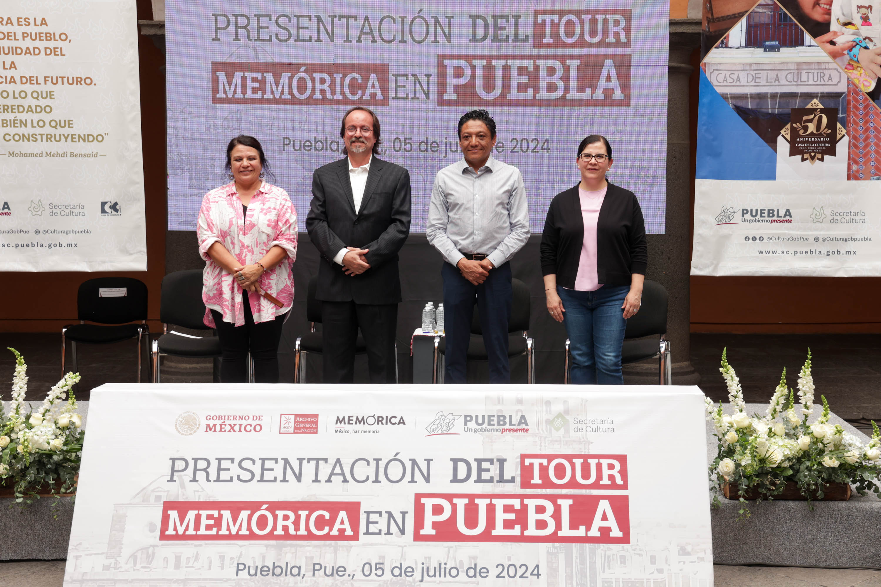 VIDEO Llega a Puebla el Tour Memórica por la Secretaría de Cultura