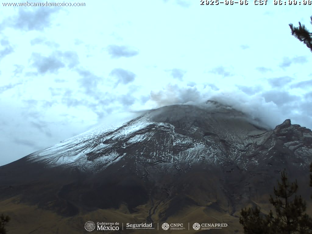 Popocatépetl registra 38 exhalaciones y 1030 minutos de tremor 