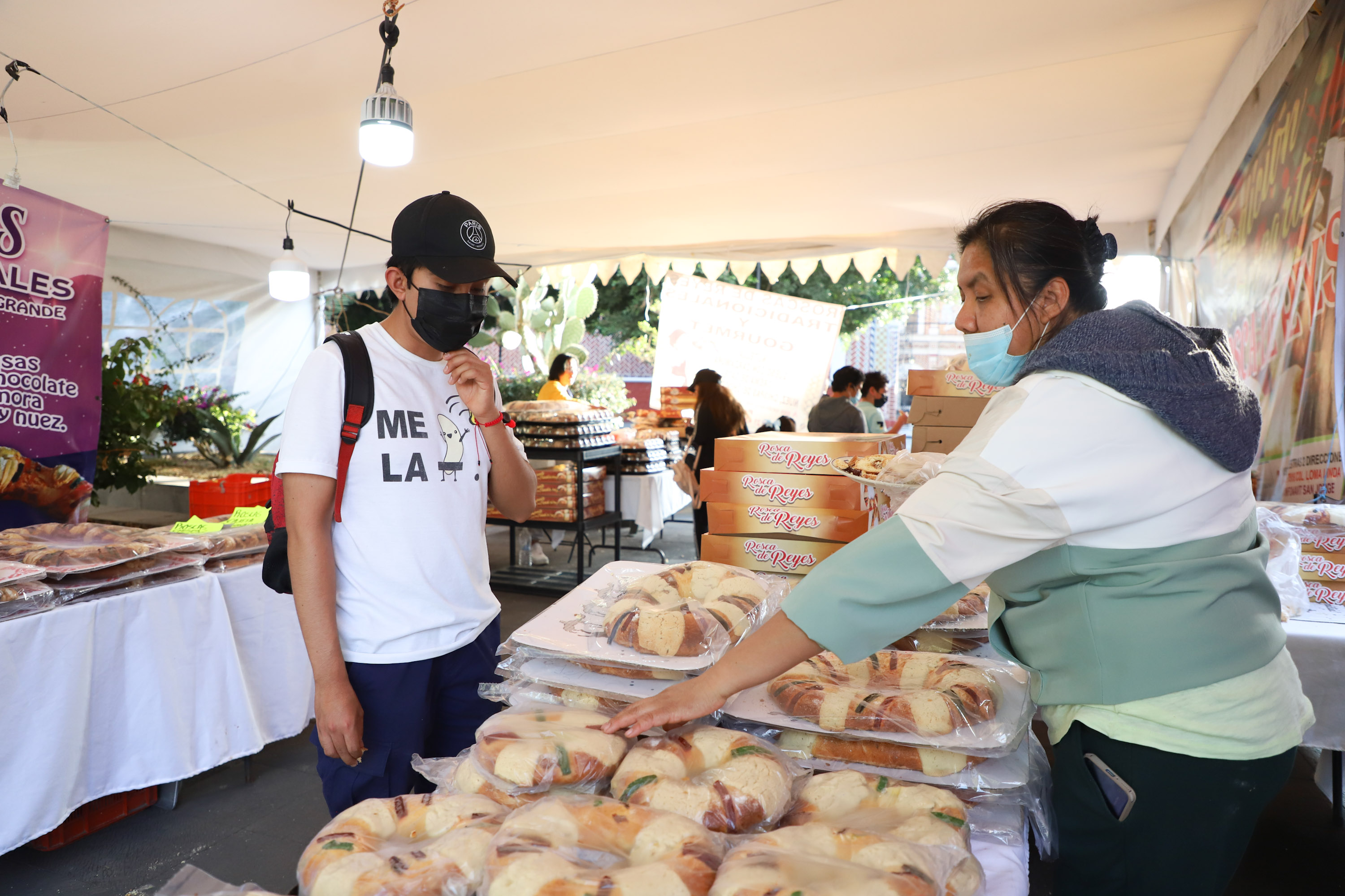 San Pedro o San Andrés Cholula, opciones para comprar tu Rosca de Reyes