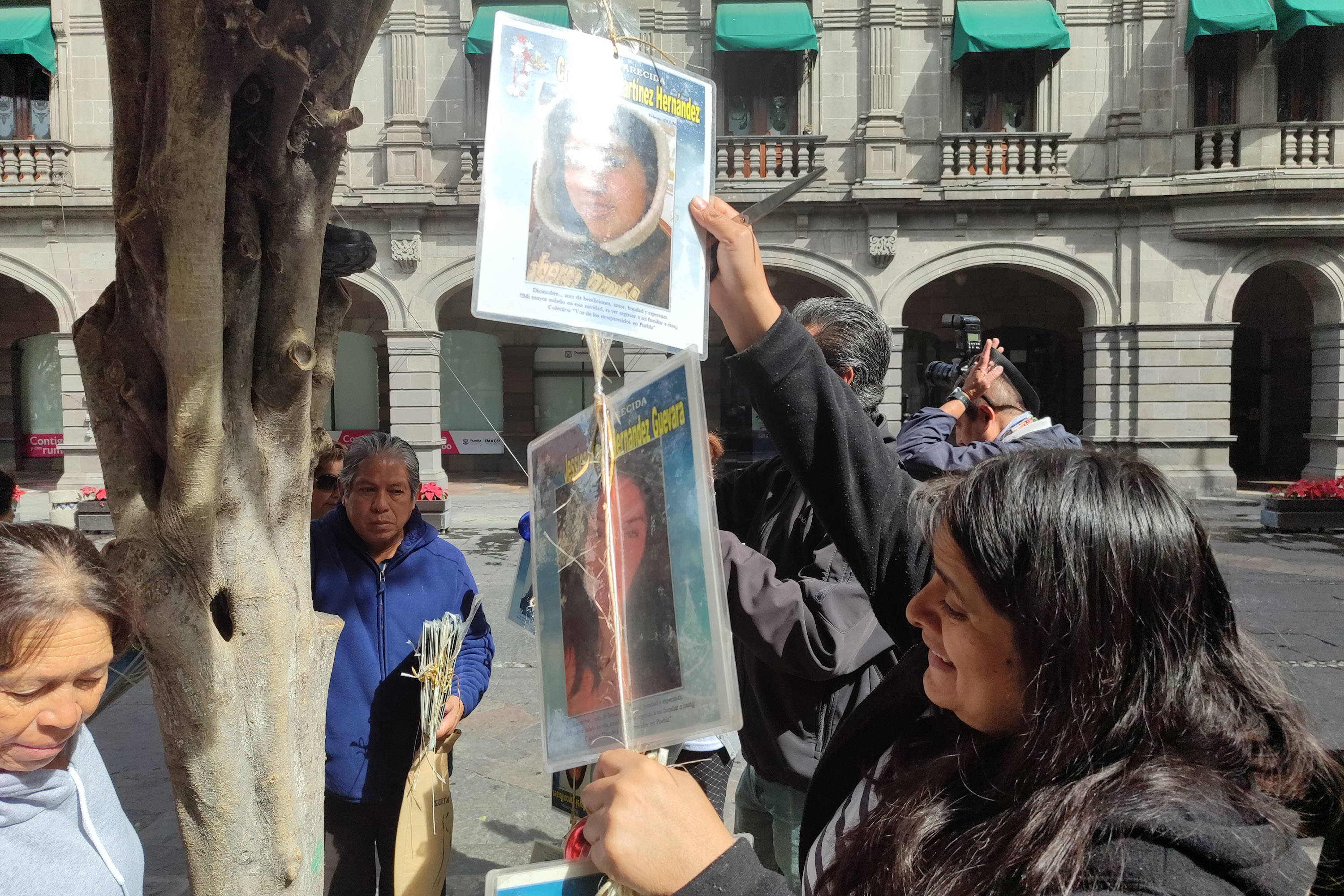 Colectivo Voz de los Desaparecidos retira fotos de familiares