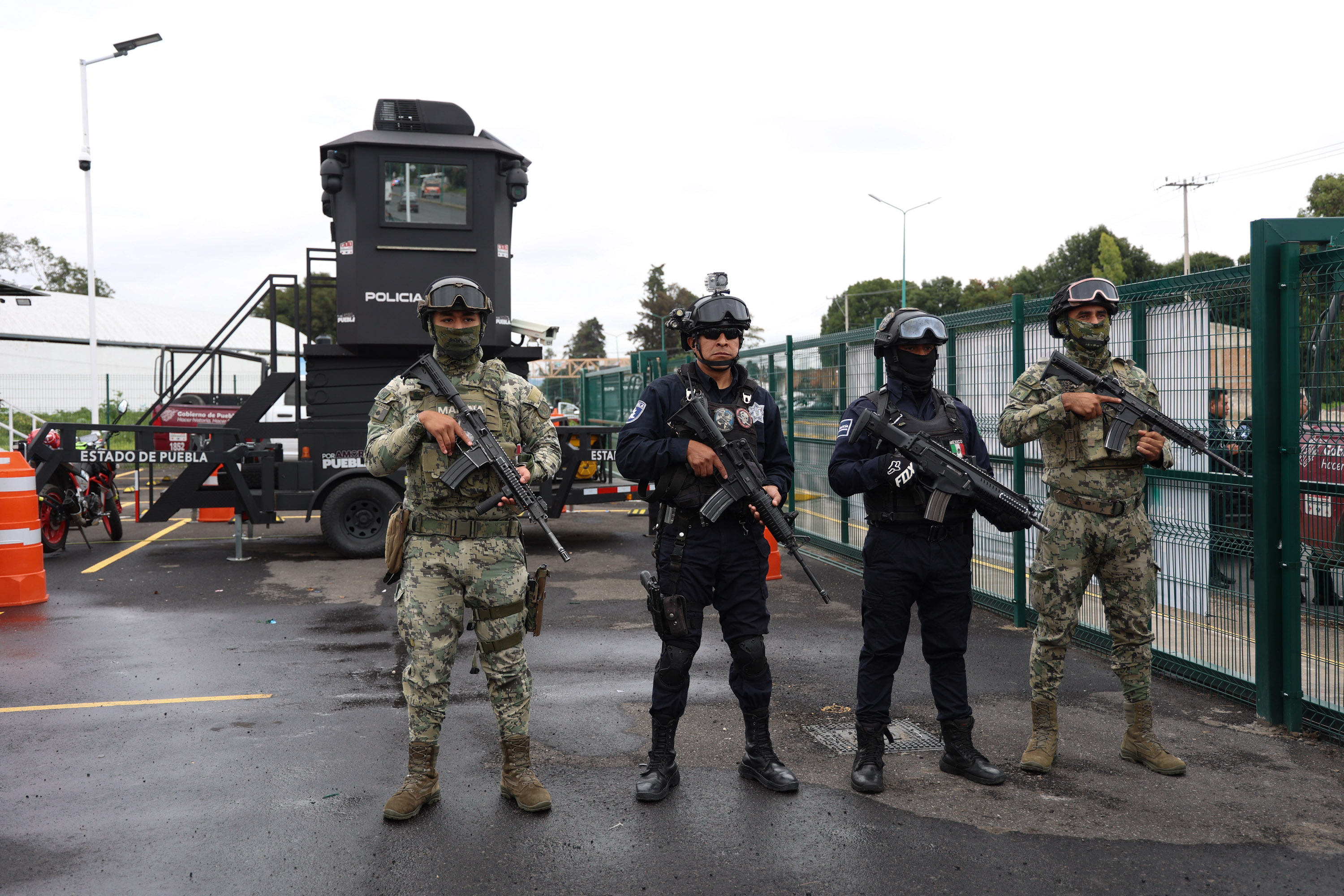 VIDEO CESAT atiende tema de seguridad en la zona de San Martín Texmelucan