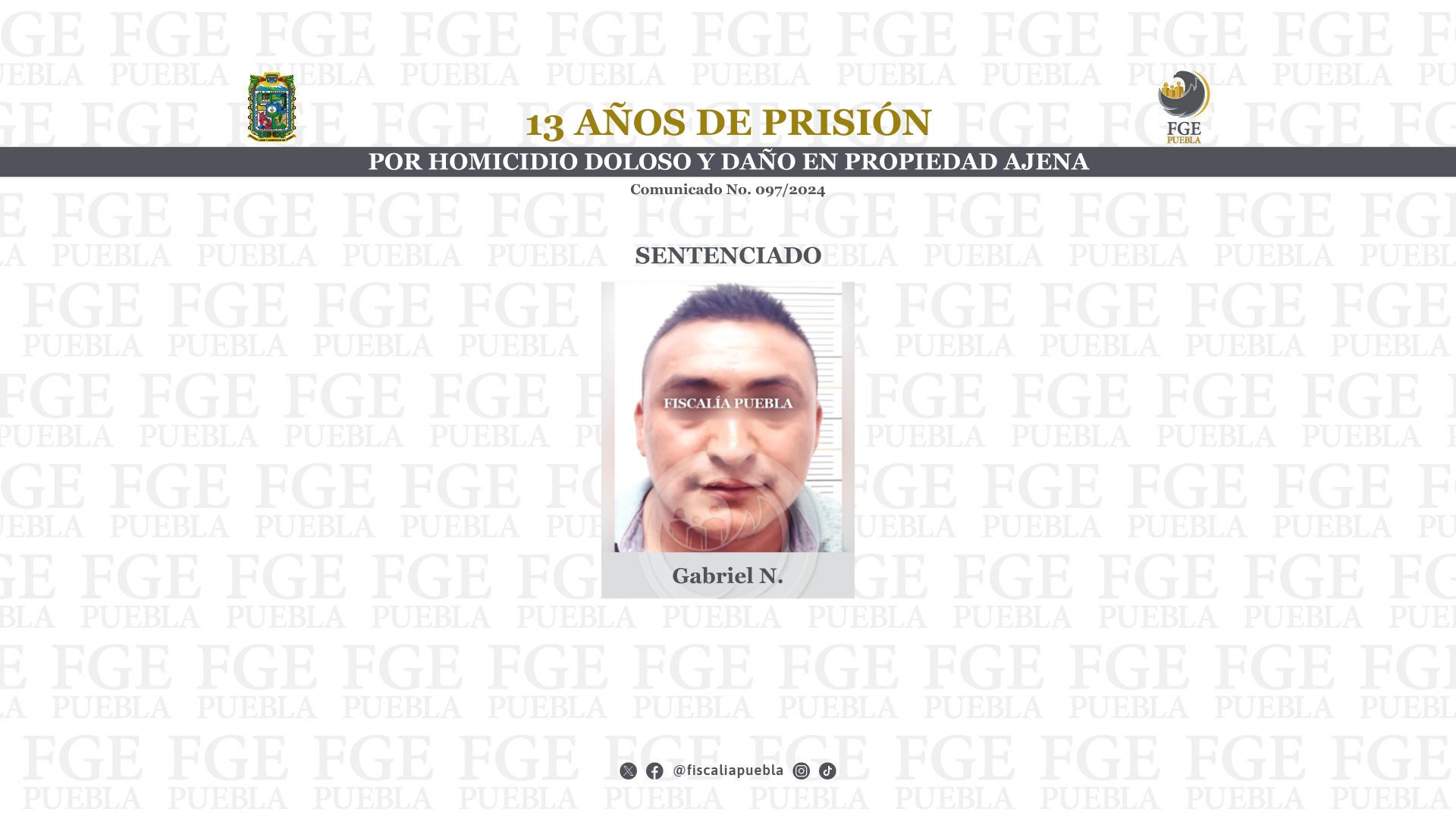 Le dan 13 años de cárcel a Gabriel por atropellar y matar a hombre en la Tehuacán-Orizaba