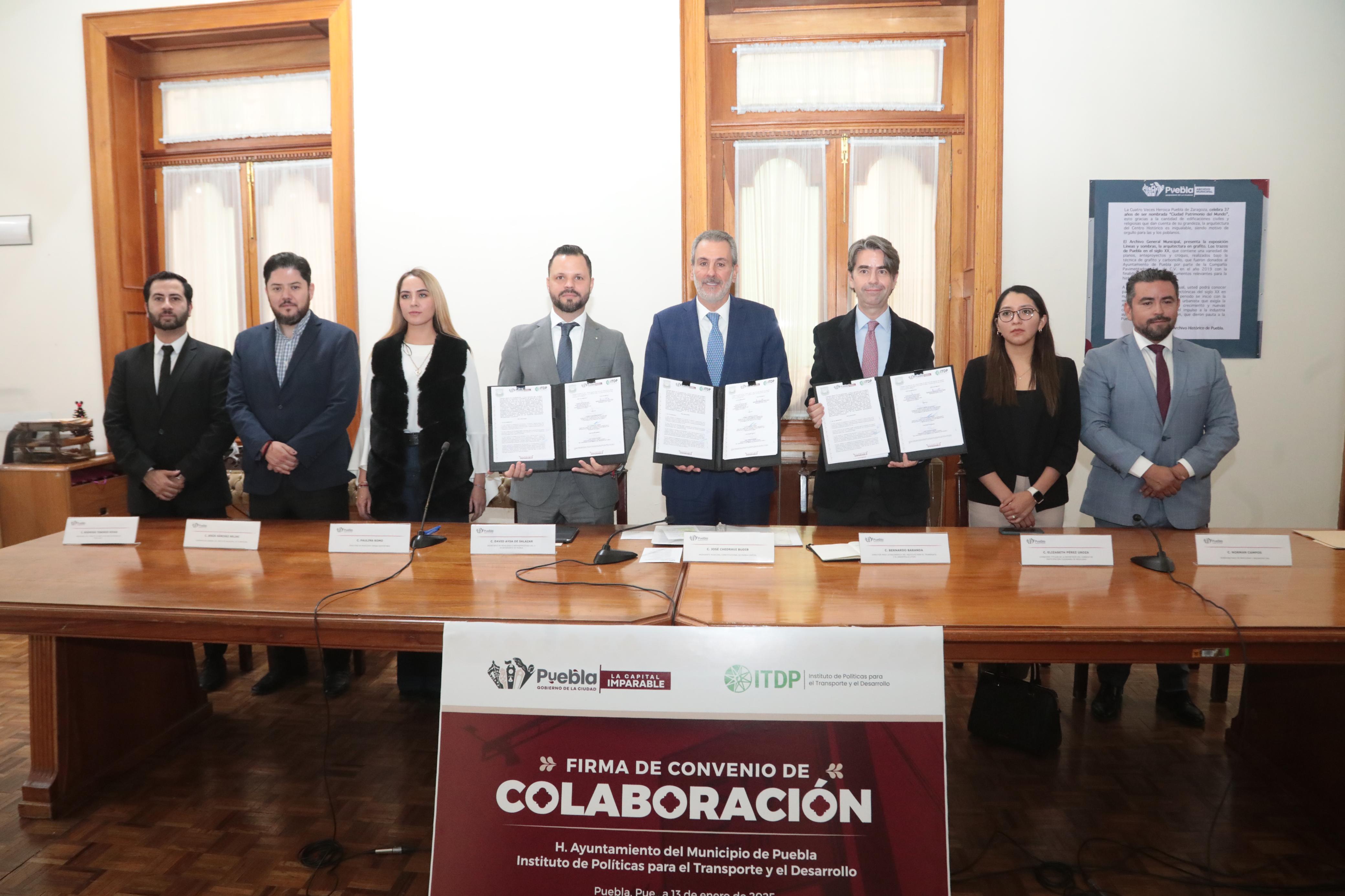 Signa Pepe Chedraui convenio de colaboración con el Instituto de Políticas para el Transporte