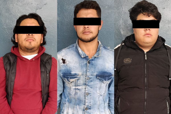 Caen tres asaltantes con Ak-47 y droga en Huejotzingo