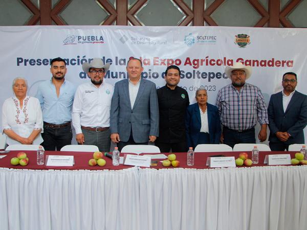 Invitan a la Expo Agrícola Ganadera 2023 en Soltepec