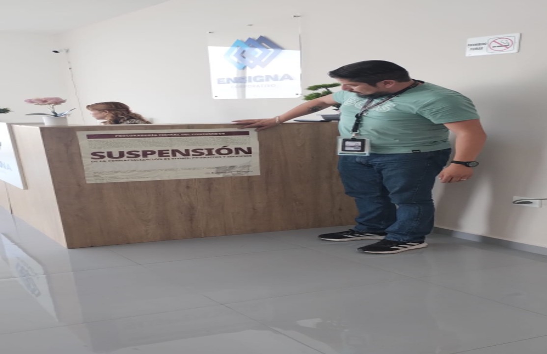 Profeco coloca sellos de clausura en le empresa Ediletex