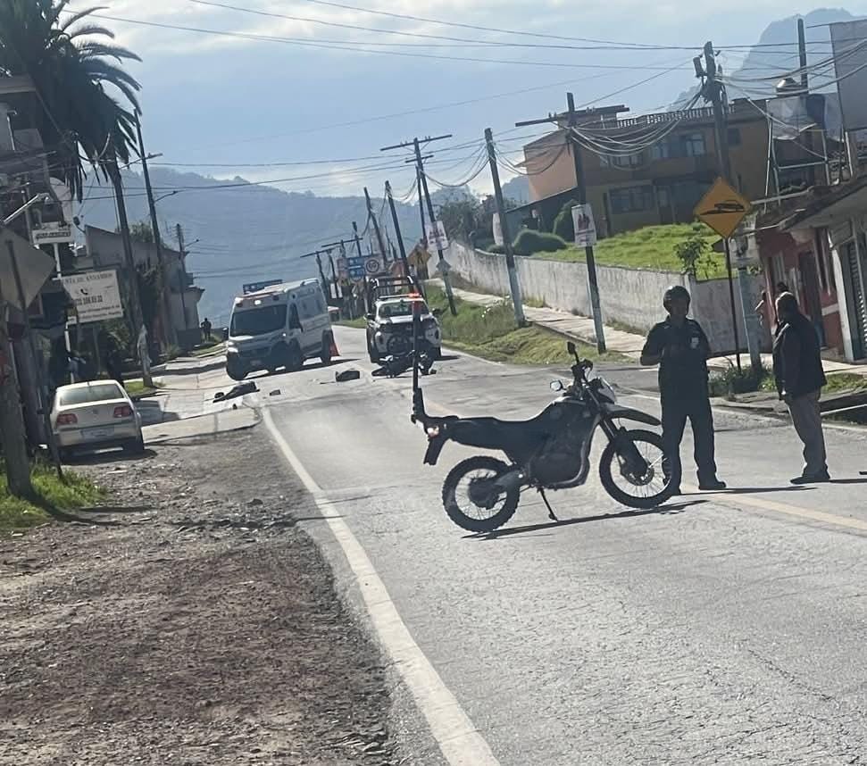 Atropellan y matan a policía de Atempan cuando se dirigía a cubrir su turno