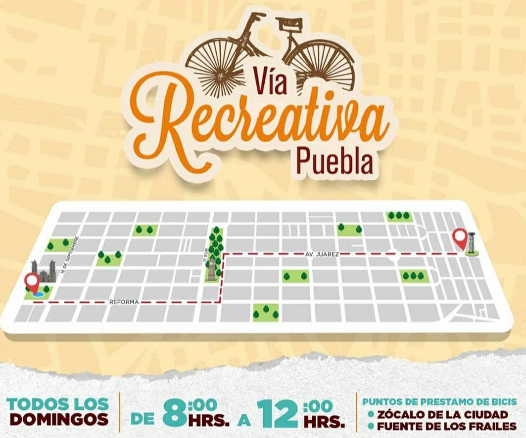 Regresa la Vía Recreativa Puebla