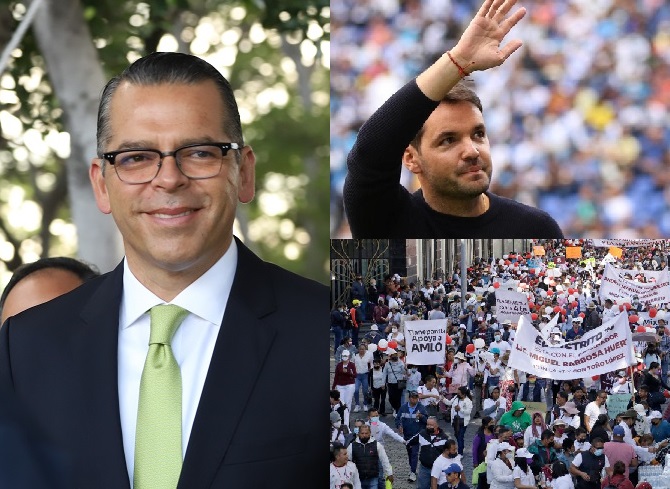 En noviembre Héctor Sánchez y Larcamón dijeron adiós y los poblanos marcharon por AMLO
