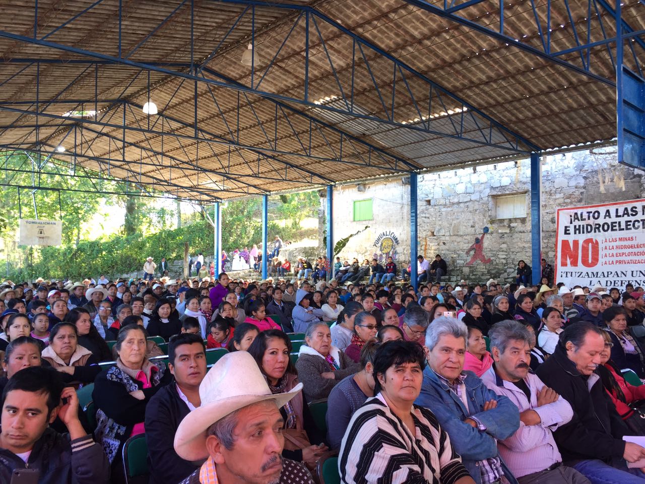 Macehuales exigen cancelar minas en Sierra Norte de Puebla