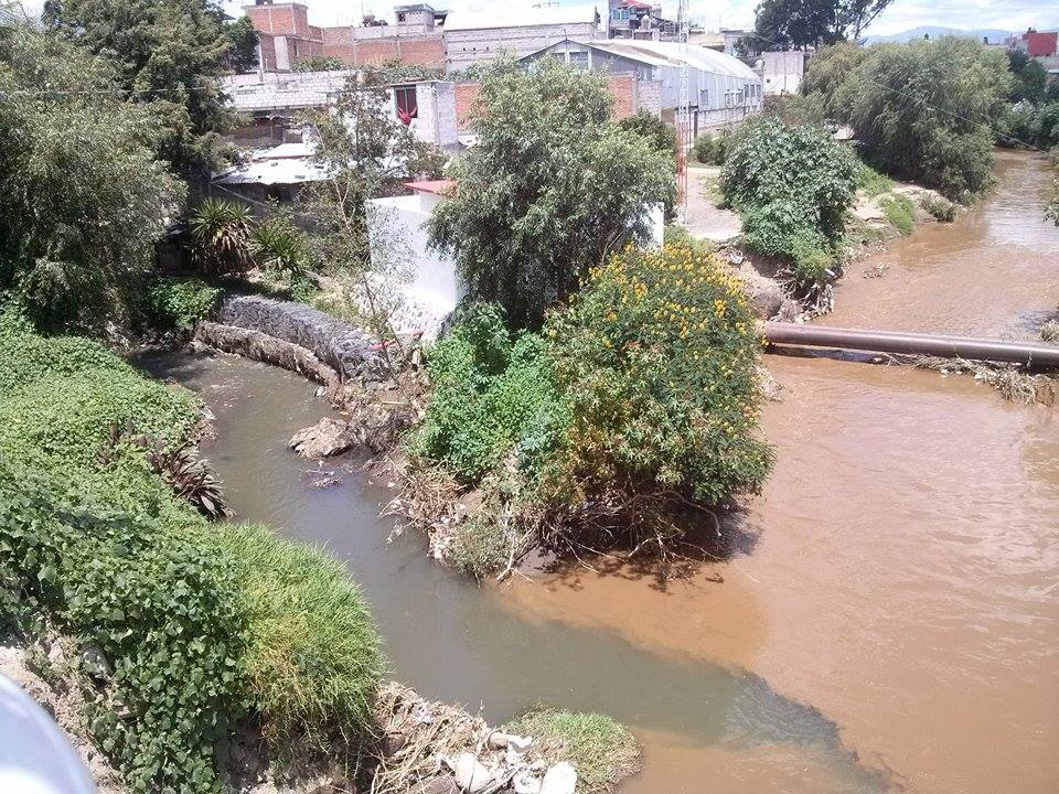 Supervisa Conagua zonas de riesgos por lluvias en Texmelucan