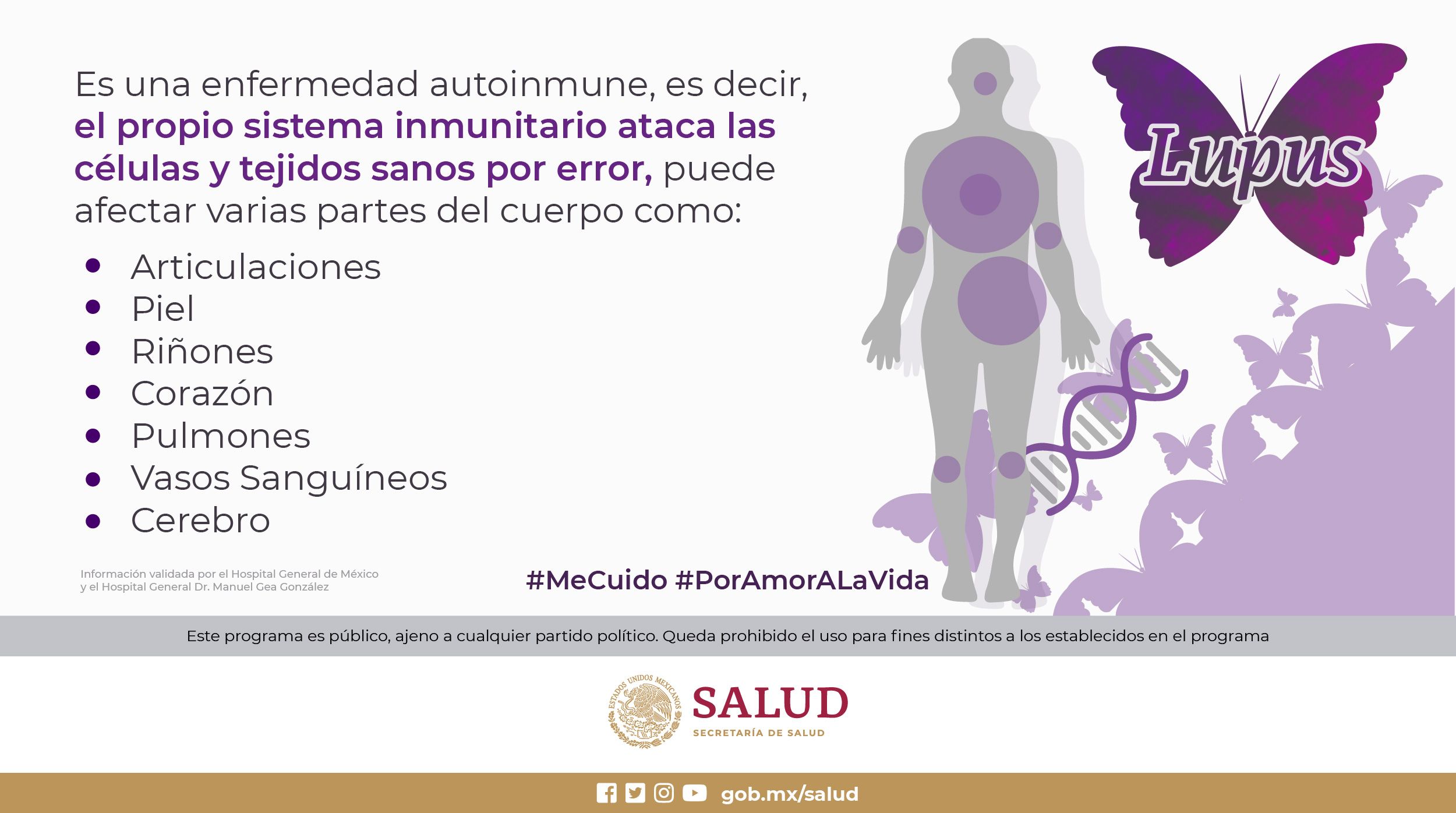 De cada 10 personas con lupus, entre siete y nueve son mujeres