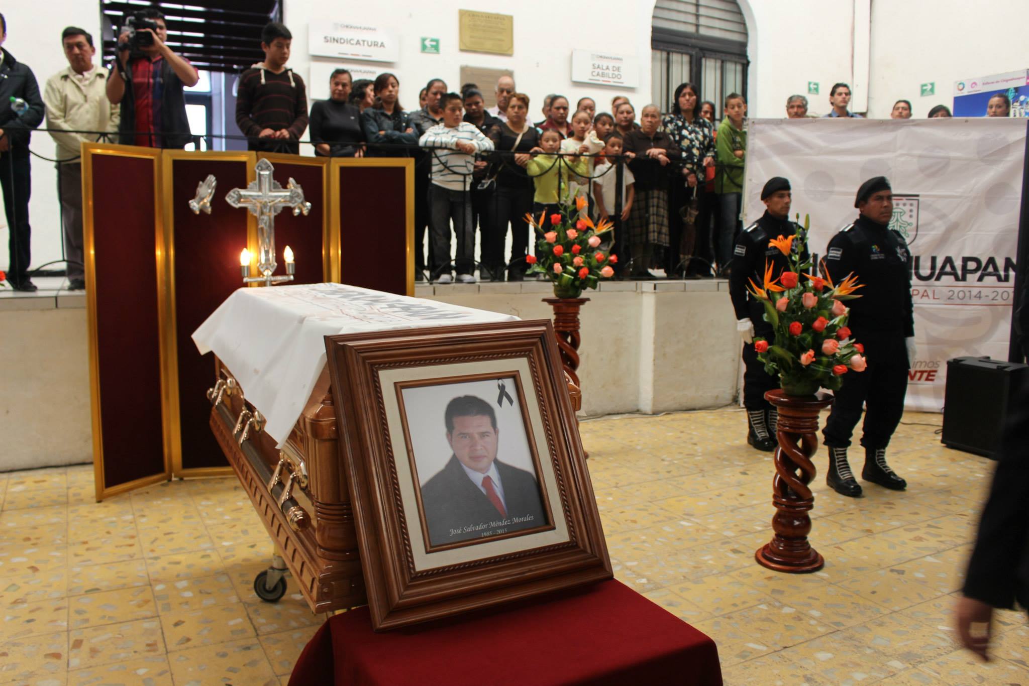 Edil promete aclarar muerte en funeral de priísta en Chignahuapan