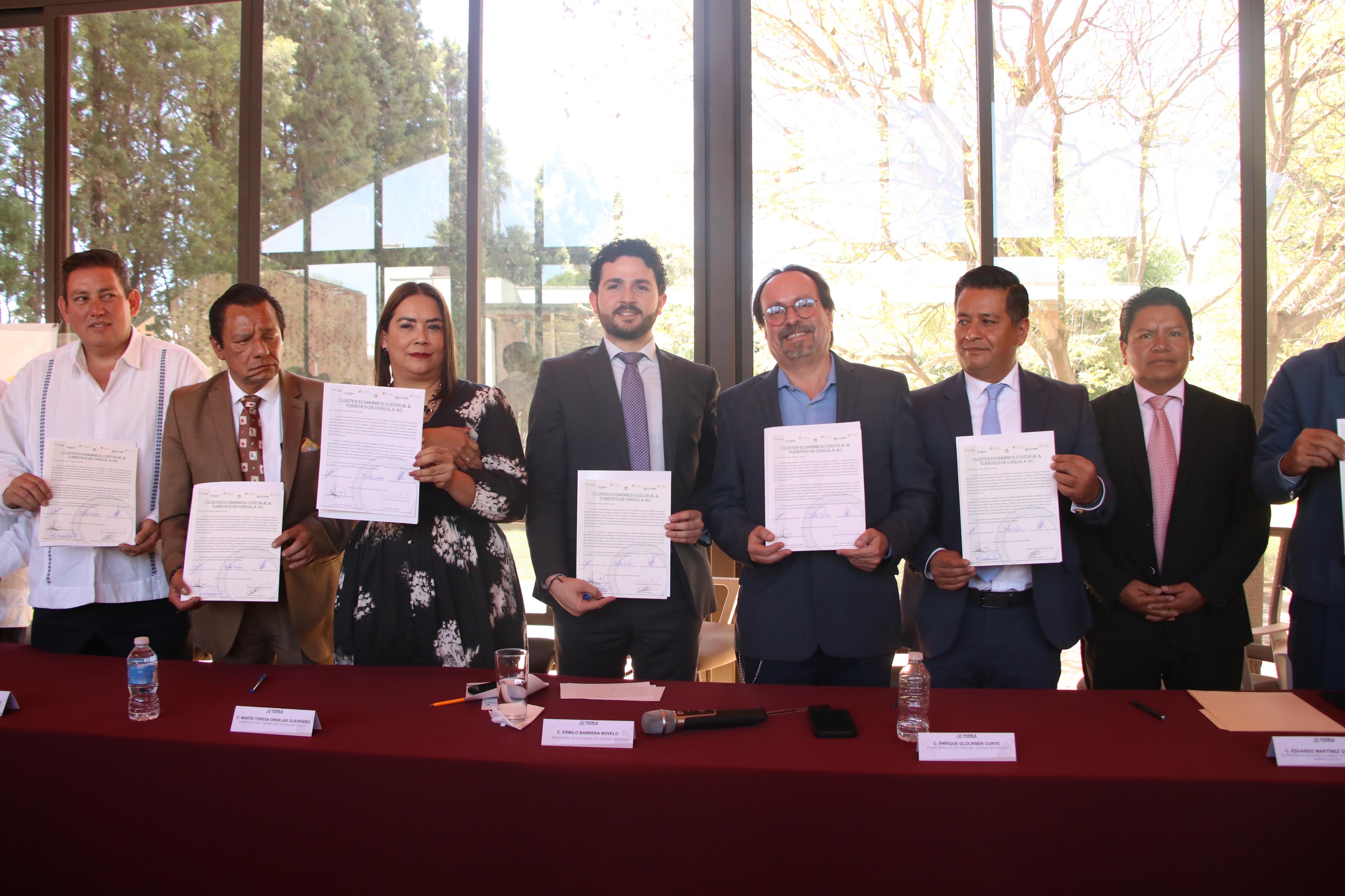 Impulsa gobierno de Puebla desarrollo de Cholula con clúster económico, turístico y cultural