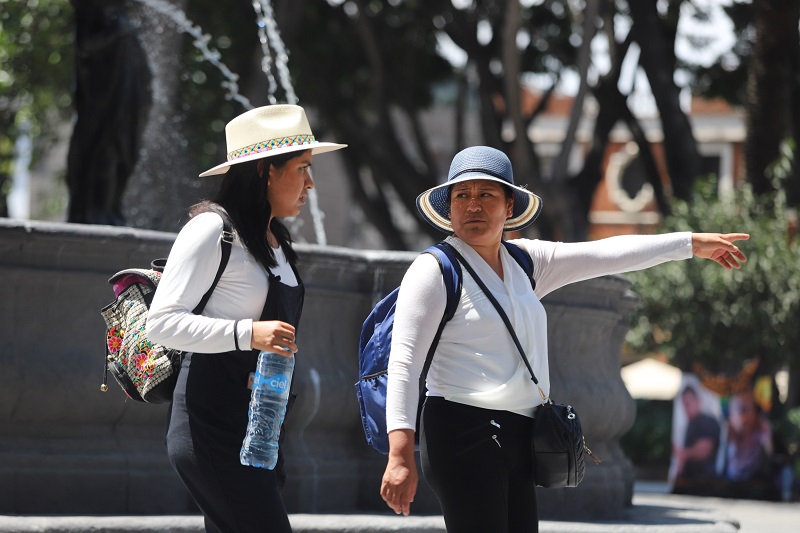 Ambiente caluroso envuelve este jueves a Puebla