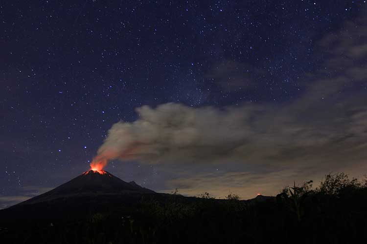 En calma San Nicolás y Xalitzintla pese actividad del Popocatépetl