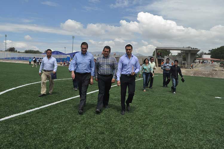 Avanza construcción del estadio municipal de béisbol en Tehuacán