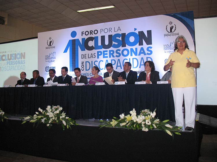 Inauguran Foro de Inclusión en San Andrés Cholula